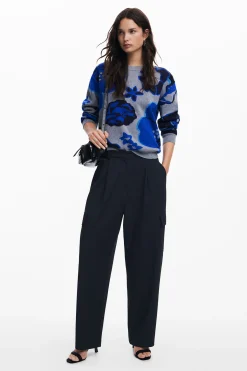 Floral sweater
