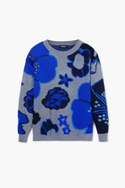 Floral sweater