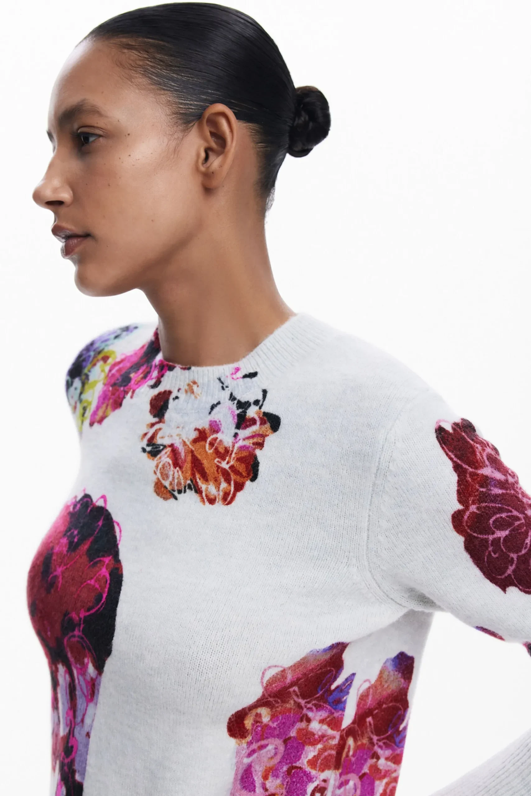 Floral sweater M. Christian Lacroix