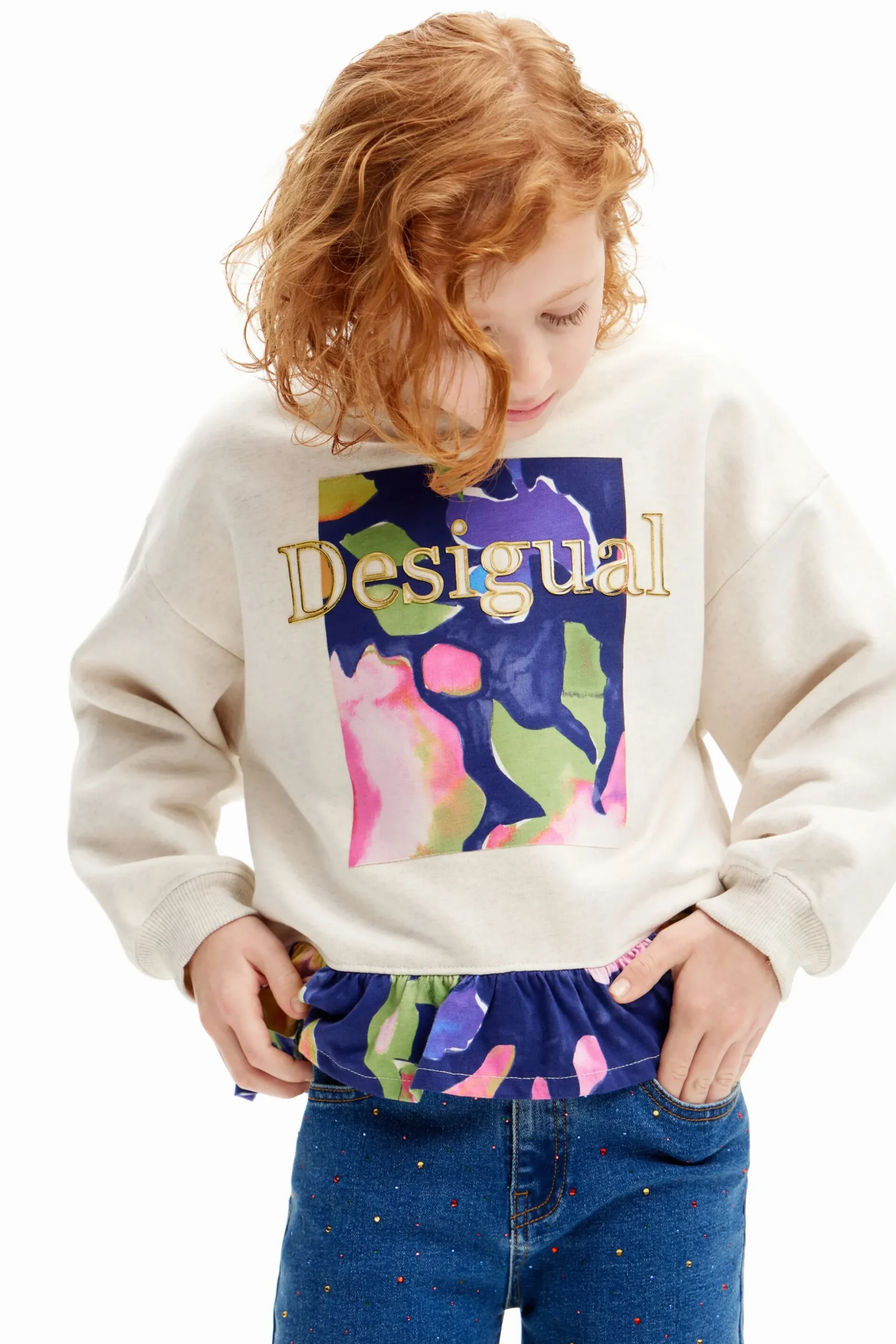 Floral sweatshirt