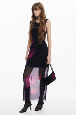 Floral tulle dress