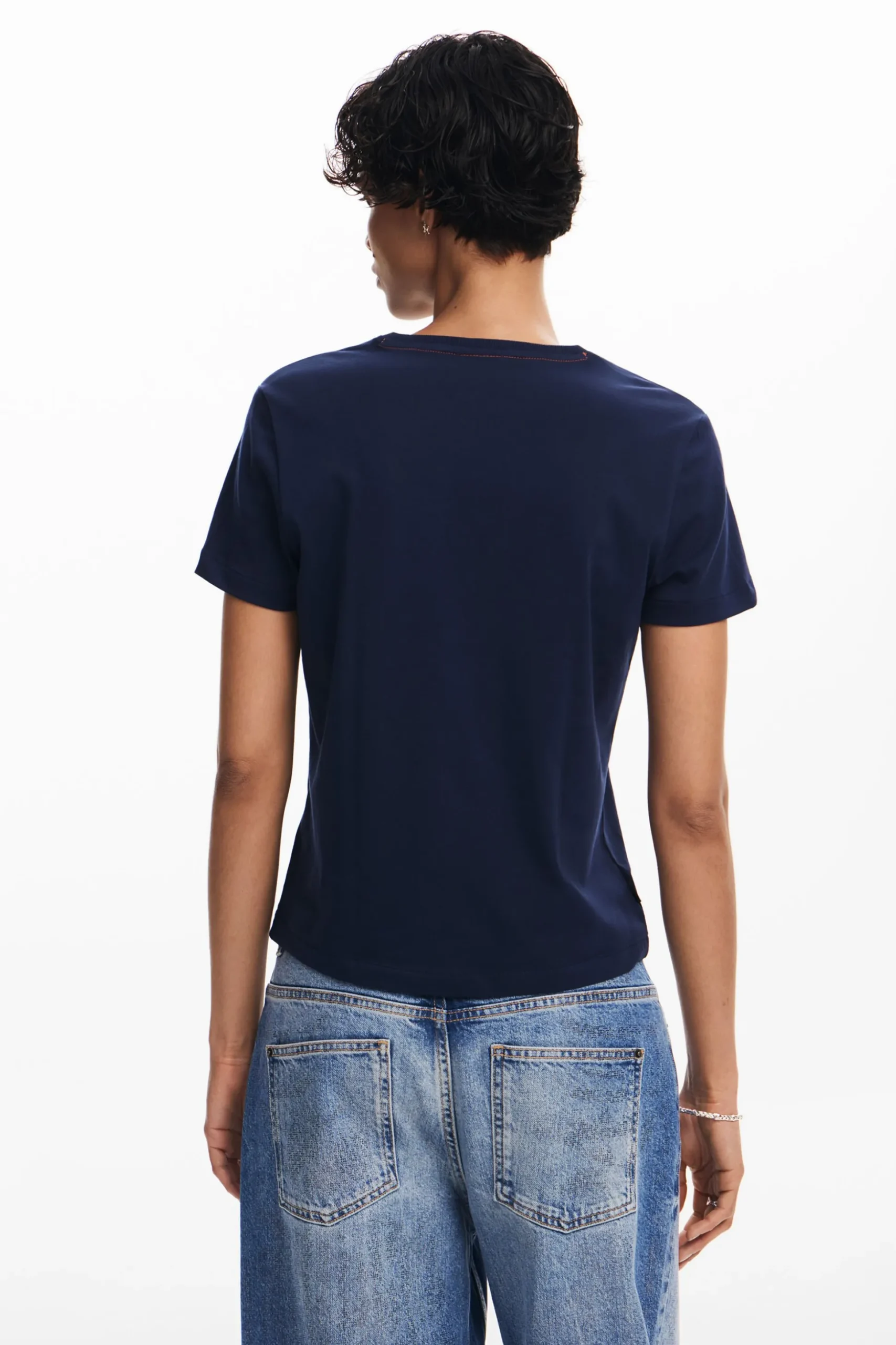 Flower illustration T-shirt