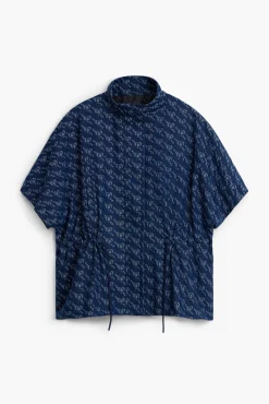 Geometric pattern poncho