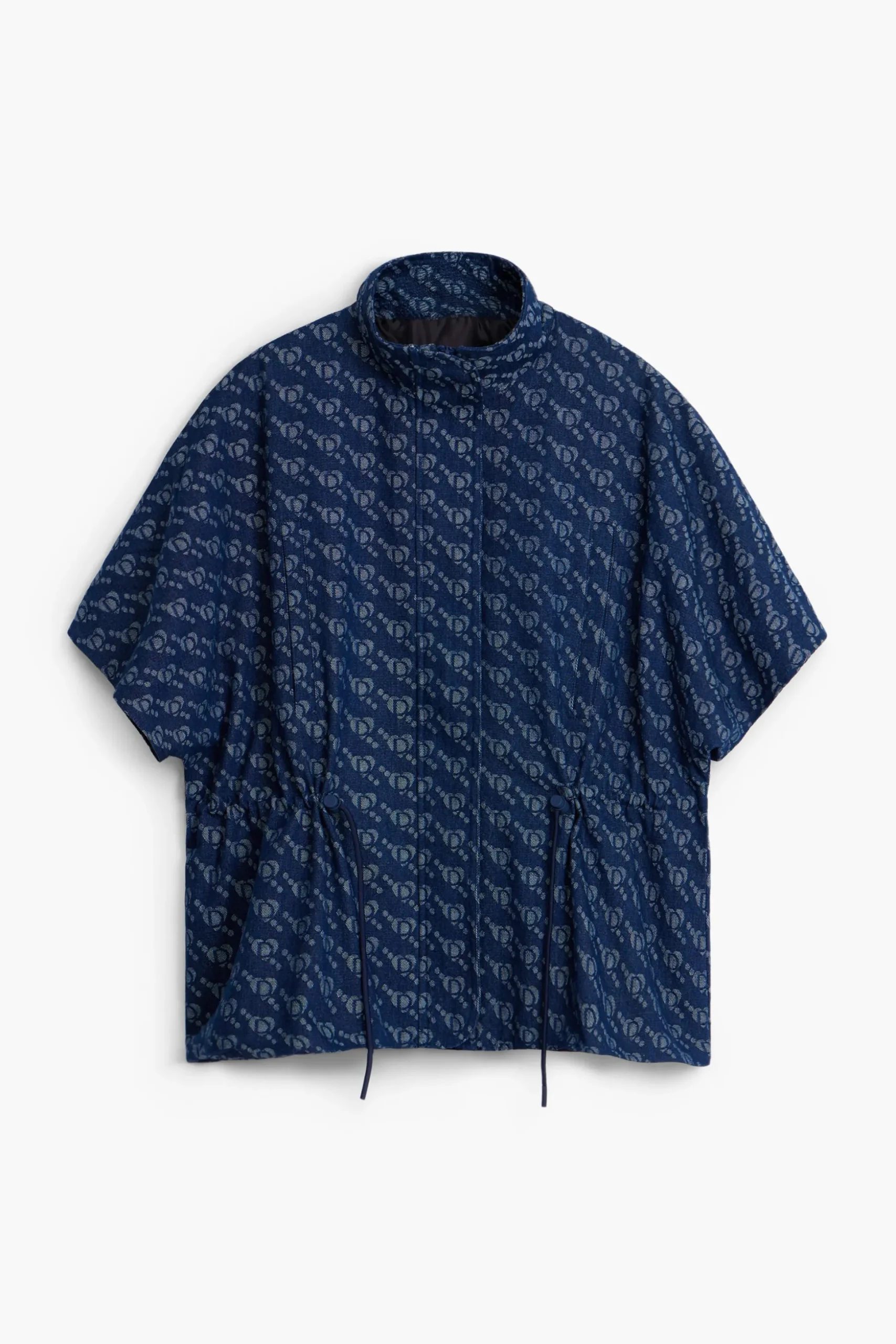 Geometric pattern poncho