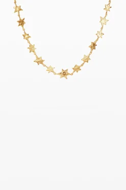 Gold-plated star choker Zalio