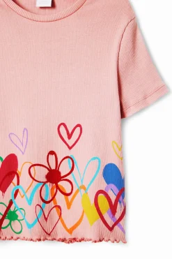 Heart illustrations T-shirt
