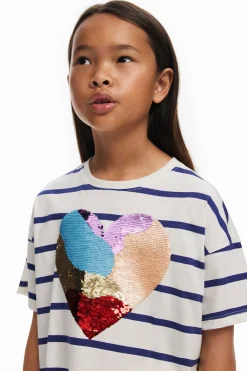 Heart stripe dress