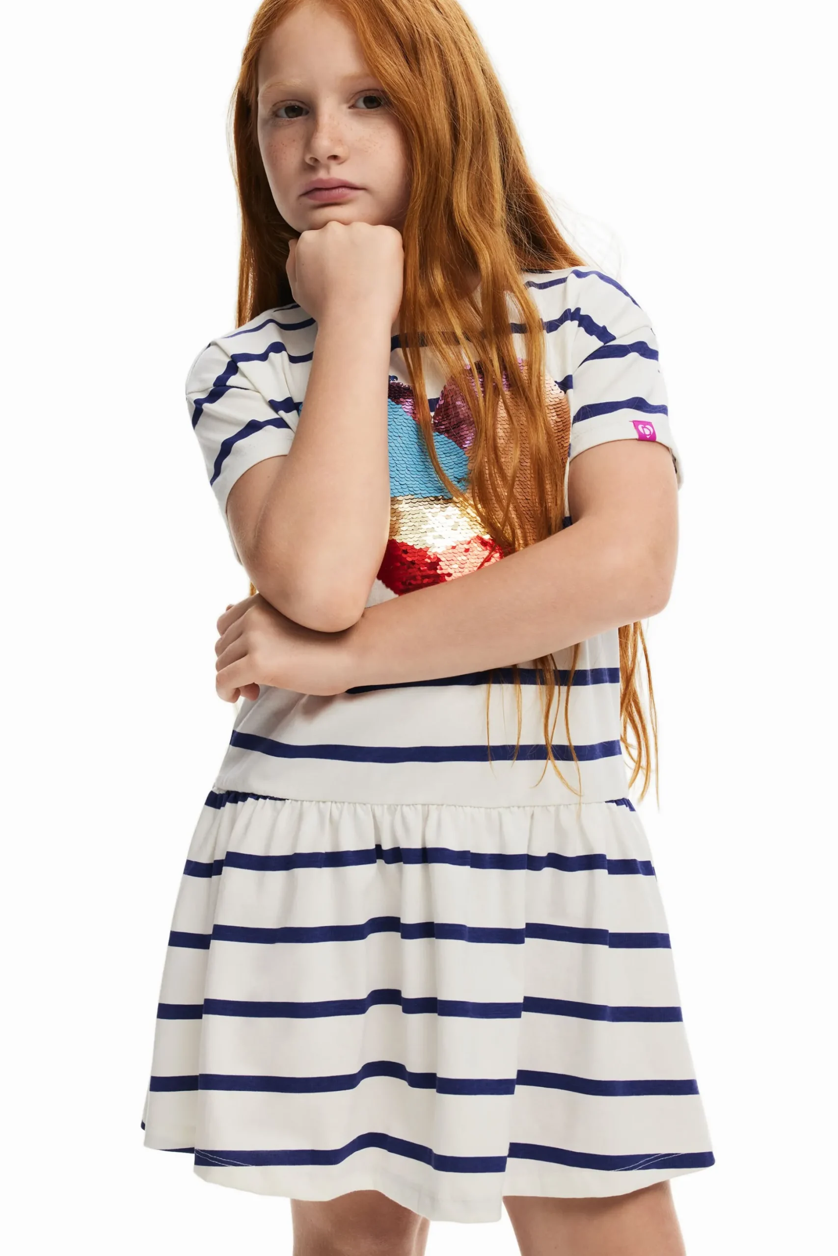 Heart stripe dress