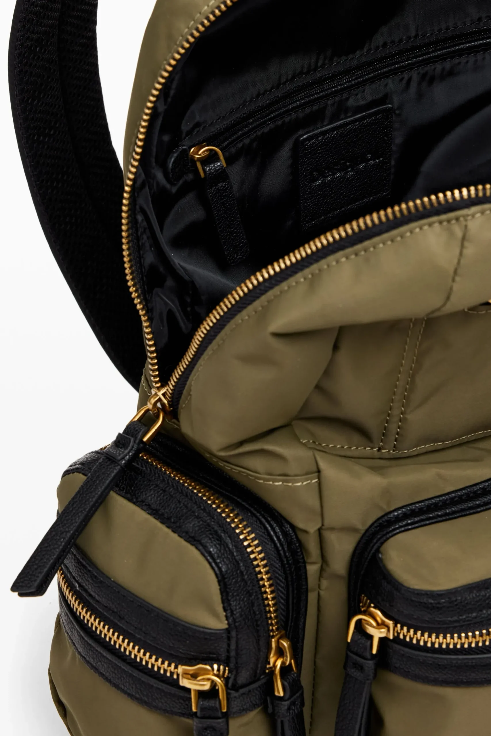 High-capacity nylon backpack
