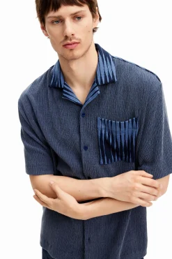 Hybrid fabric shirt