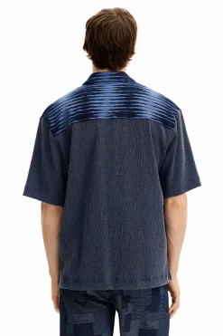 Hybrid fabric shirt
