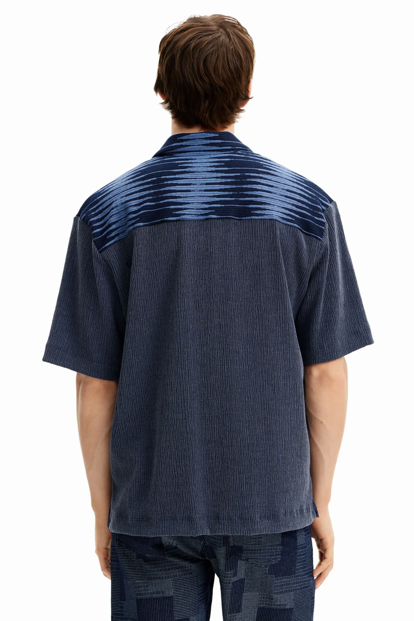 Hybrid fabric shirt