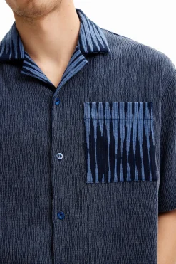 Hybrid fabric shirt