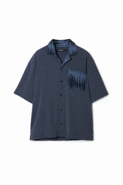 Hybrid fabric shirt