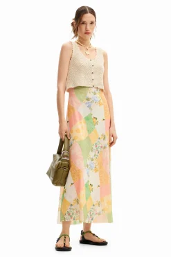 Hybrid midi dress