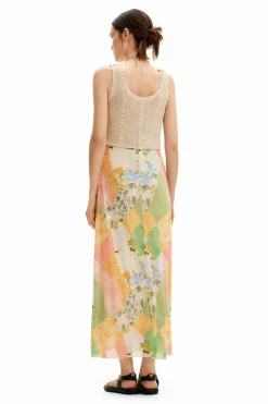 Hybrid midi dress