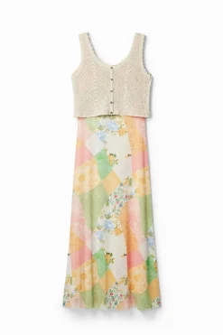 Hybrid midi dress
