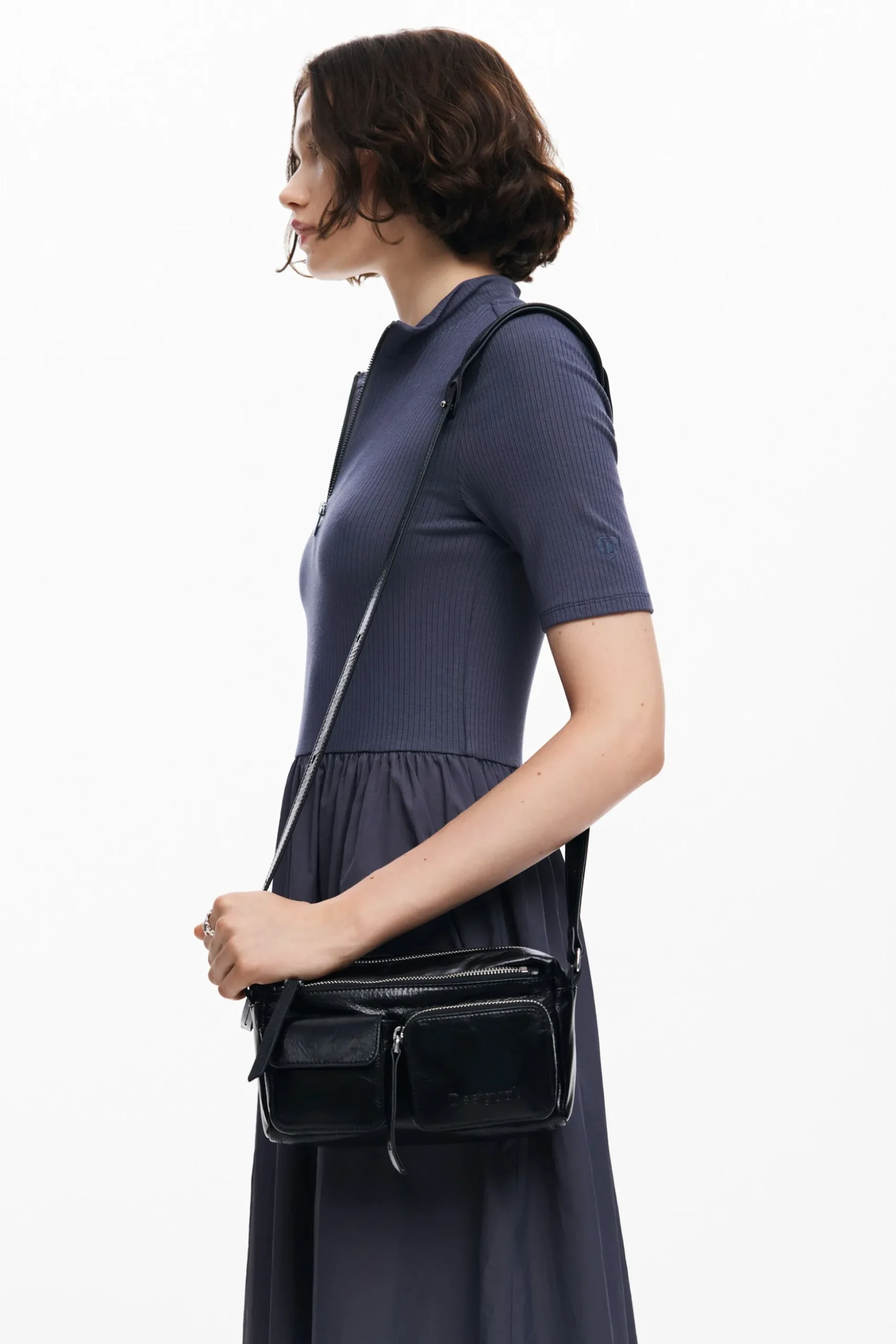 Hybrid midi dress