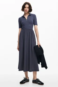 Hybrid midi dress