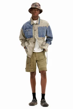 Hybrid parka jacket