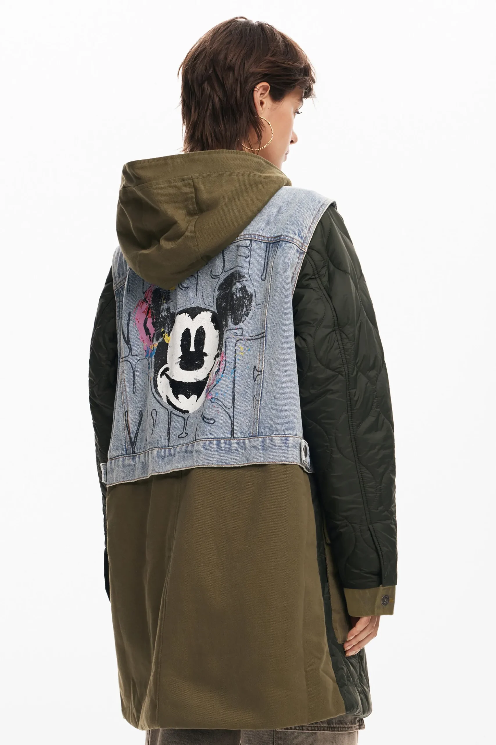 Hybrid parka with Mickey hood