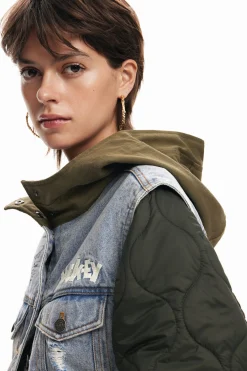 Hybrid parka with Mickey hood