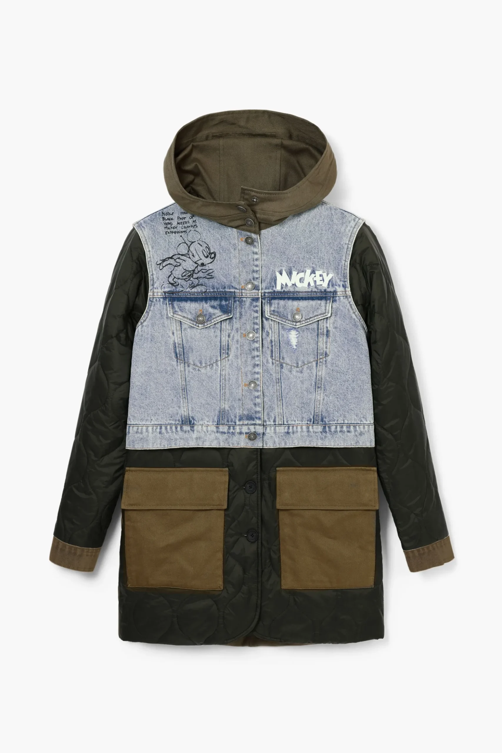 Hybrid parka with Mickey hood