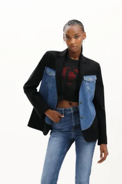 Hybrid trucker blazer