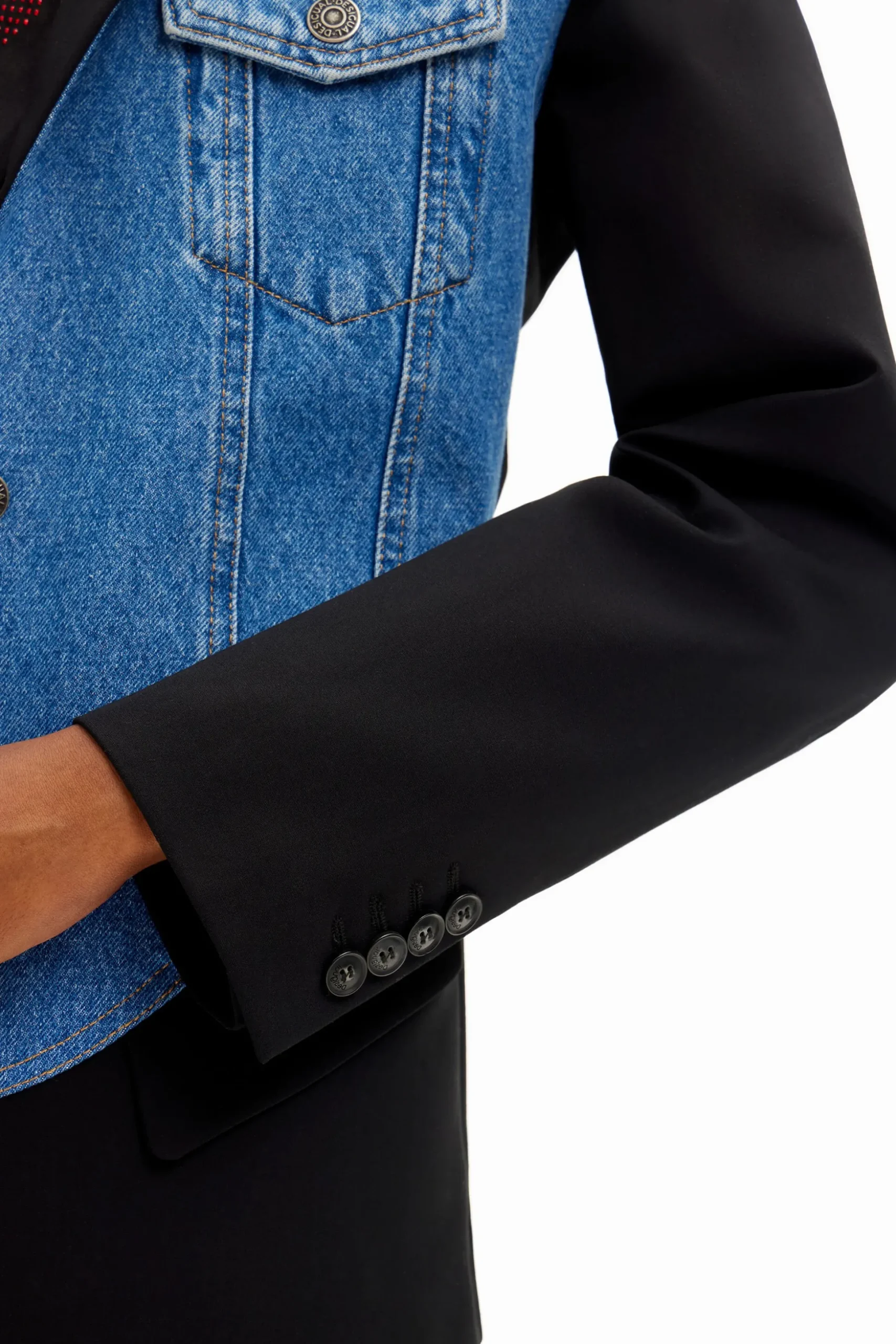 Hybrid trucker blazer