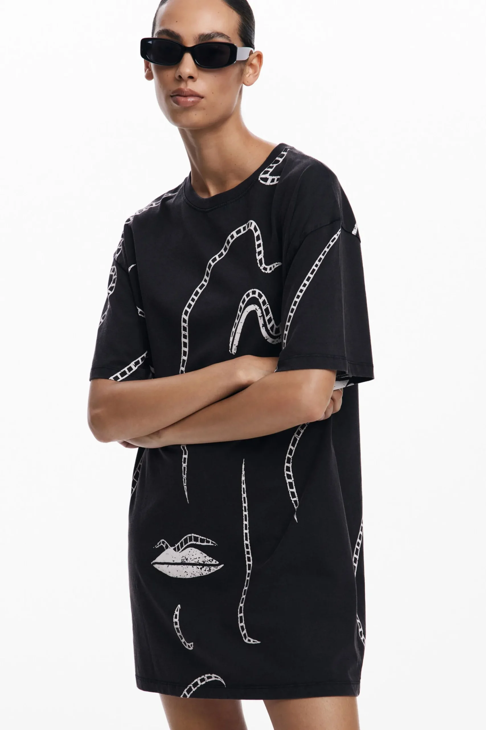 Illustrated dress