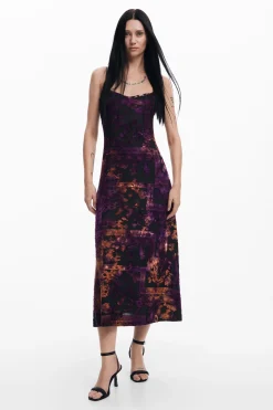 2-in-1 midi dress