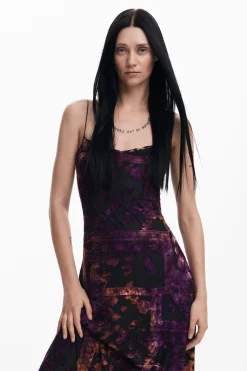 2-in-1 midi dress