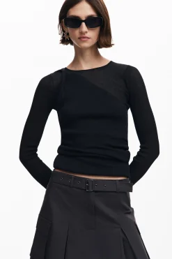 Knit T-shirt