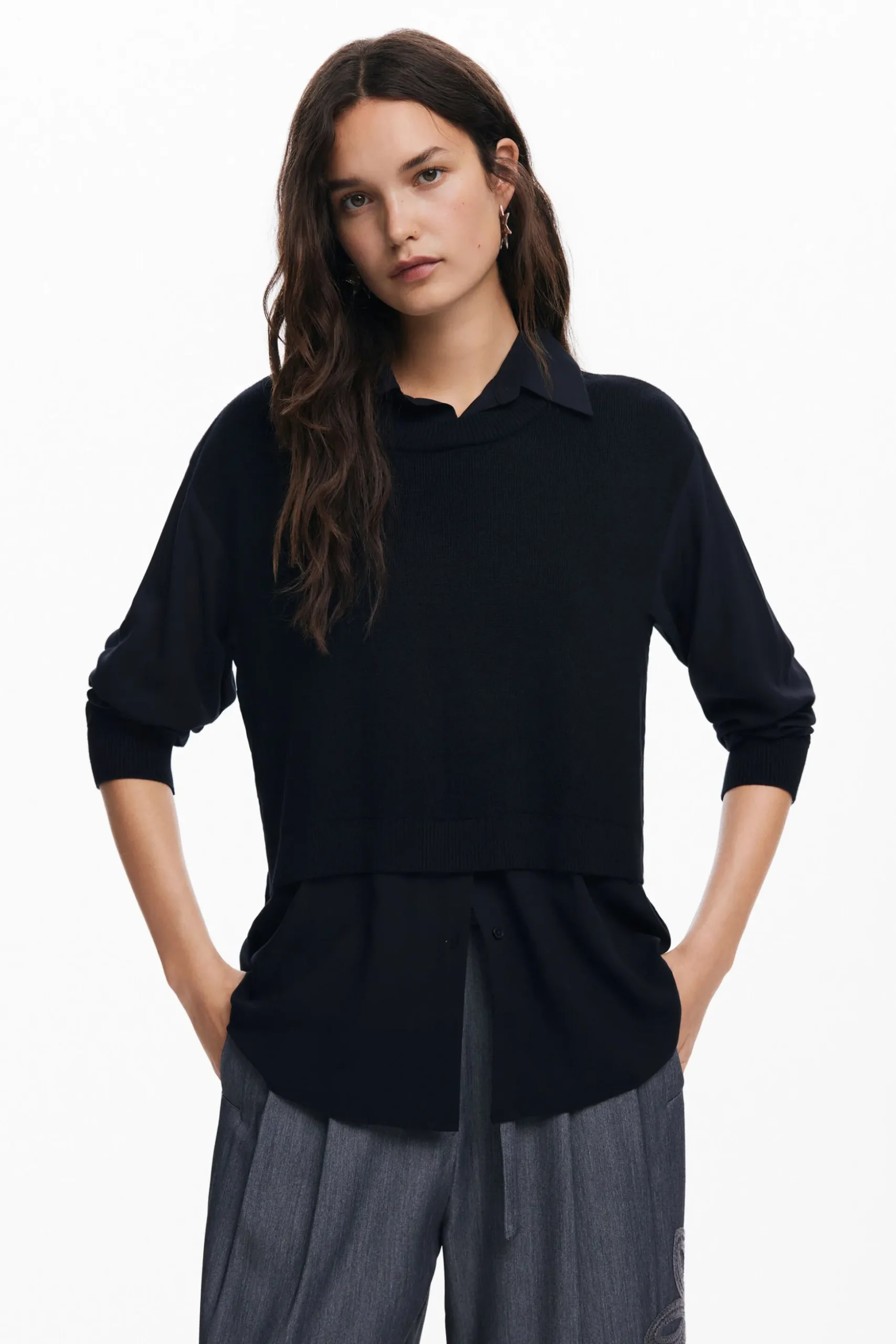 Knitted shirt