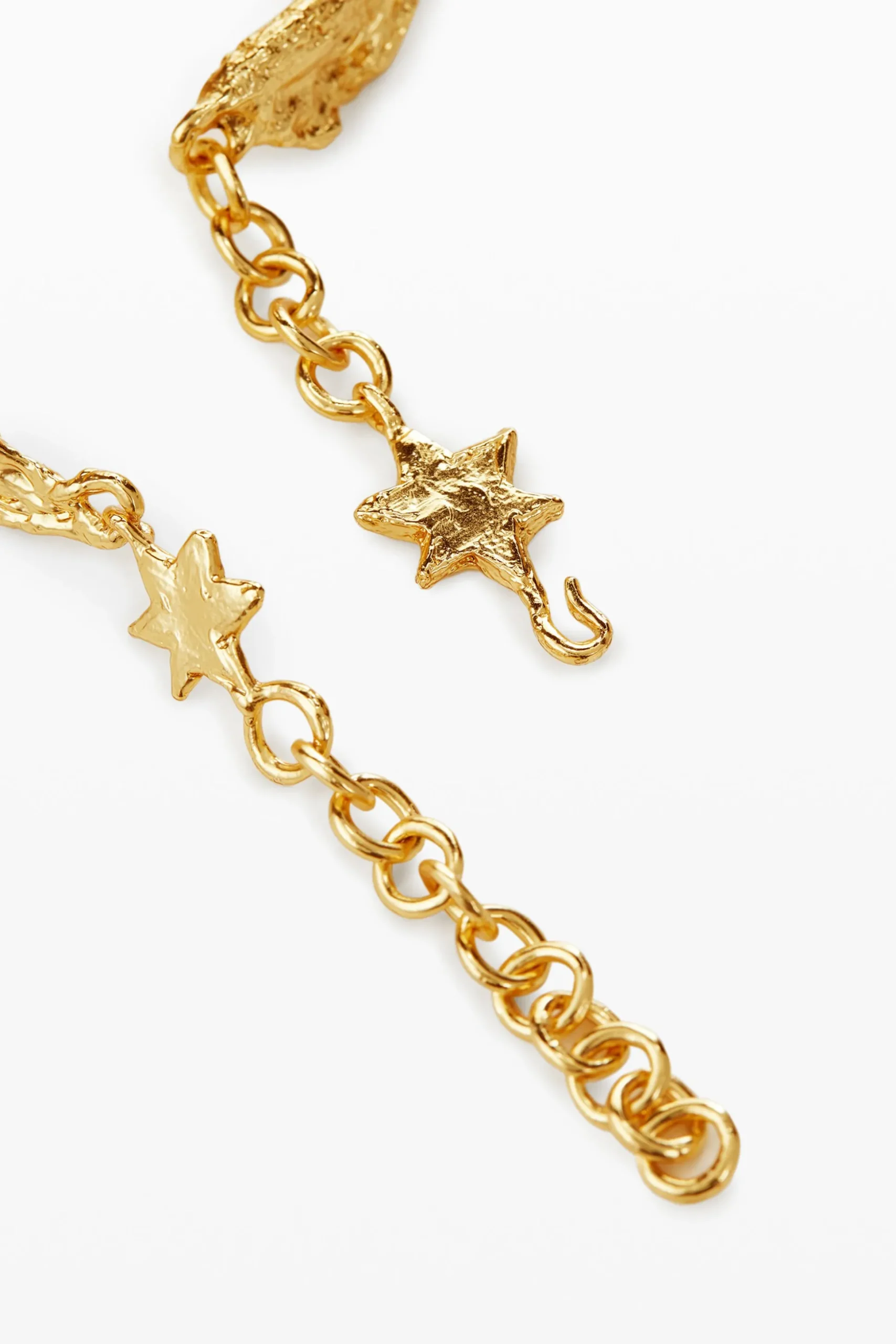 Large choker with textures and gold star Zalio