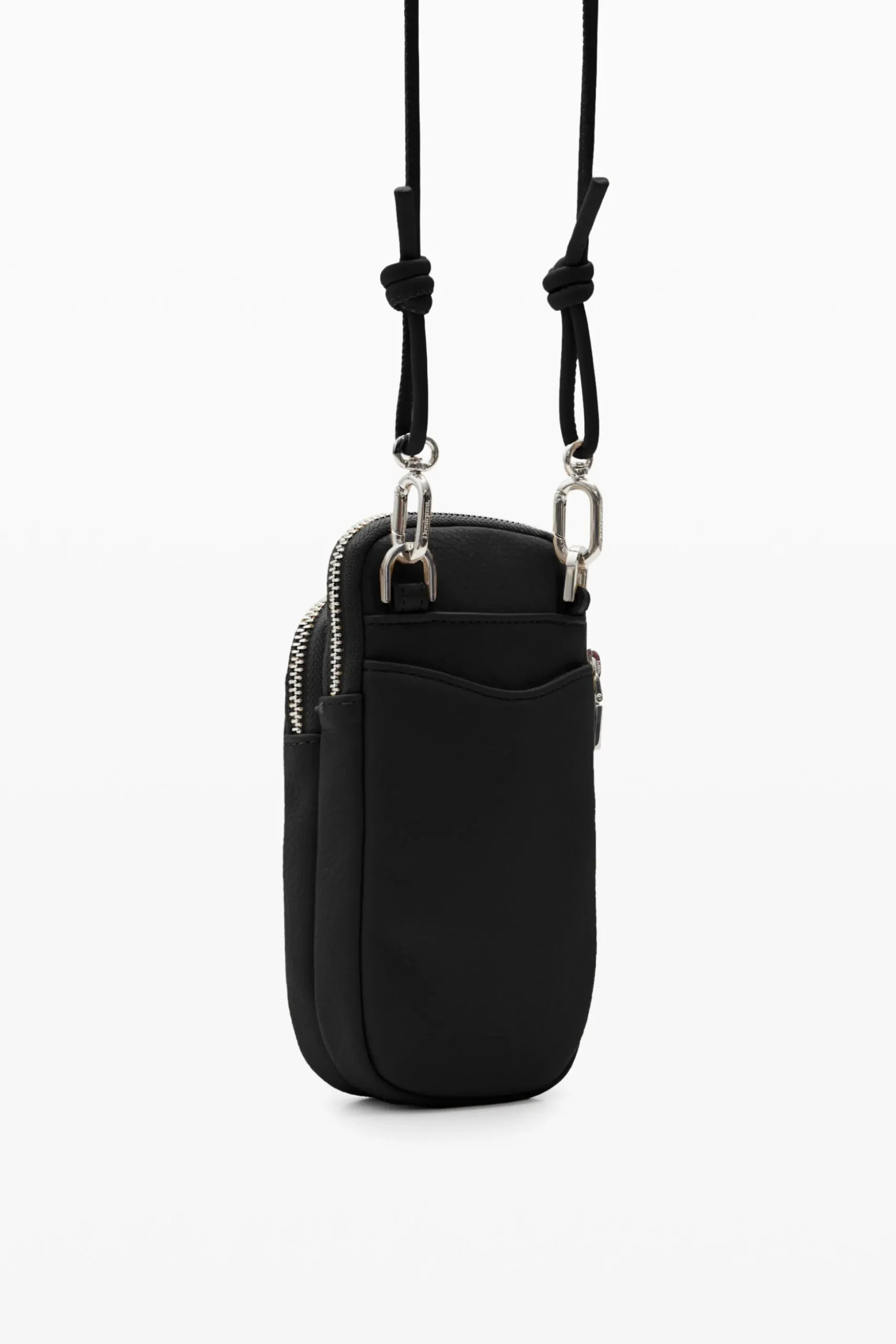 Leather-effect wallet phone pouch