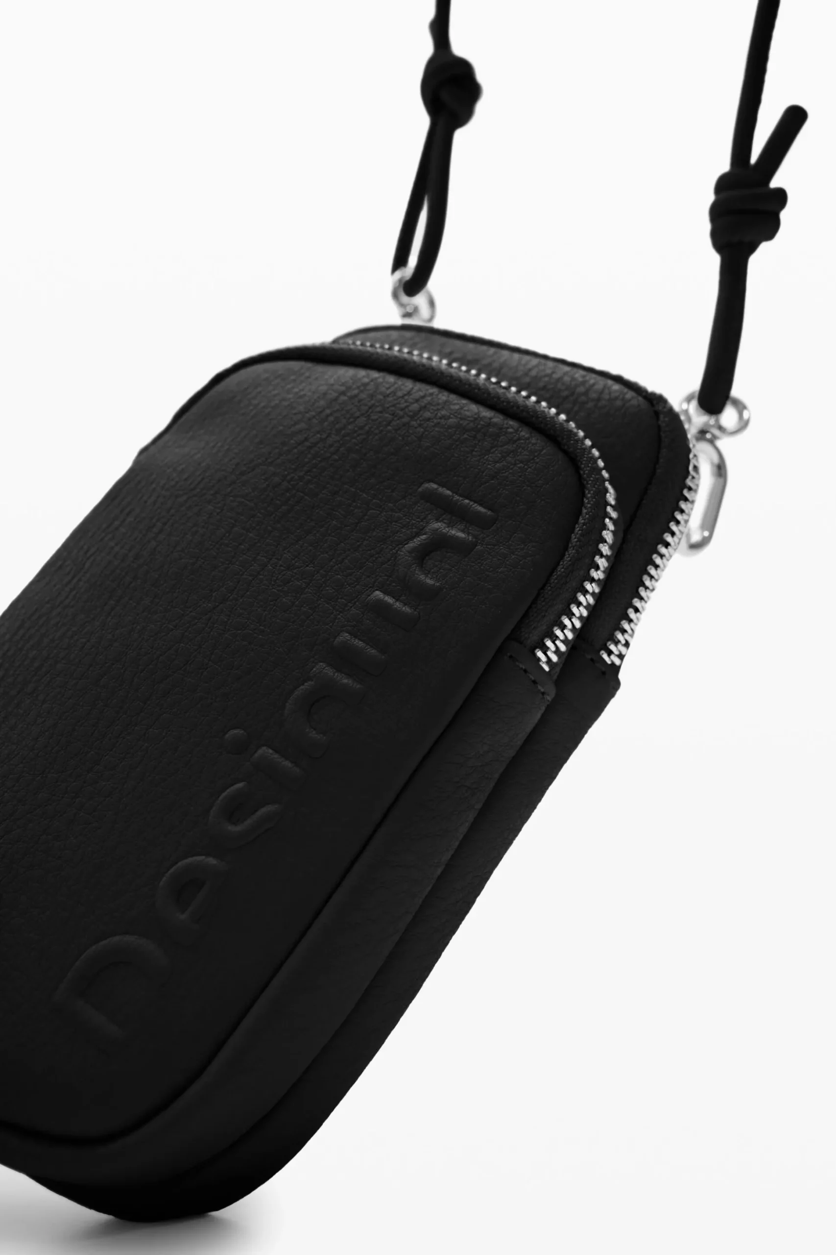 Leather-effect wallet phone pouch