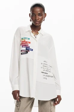 Letter print shirt