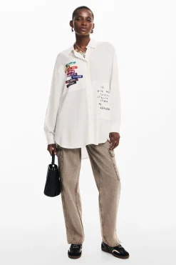 Letter print shirt
