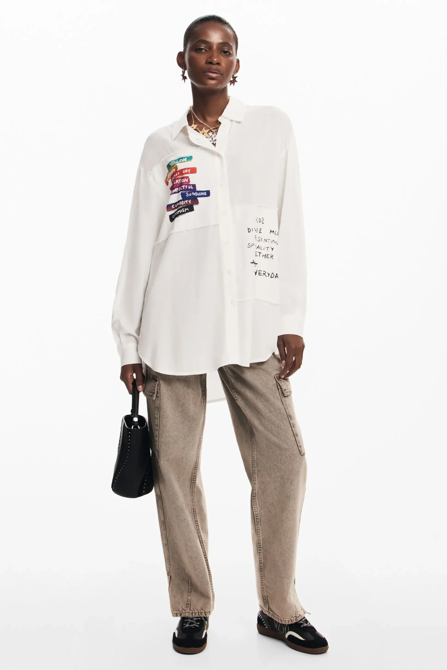 Letter print shirt