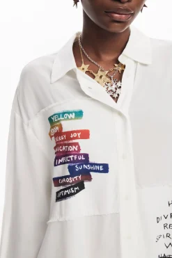 Letter print shirt