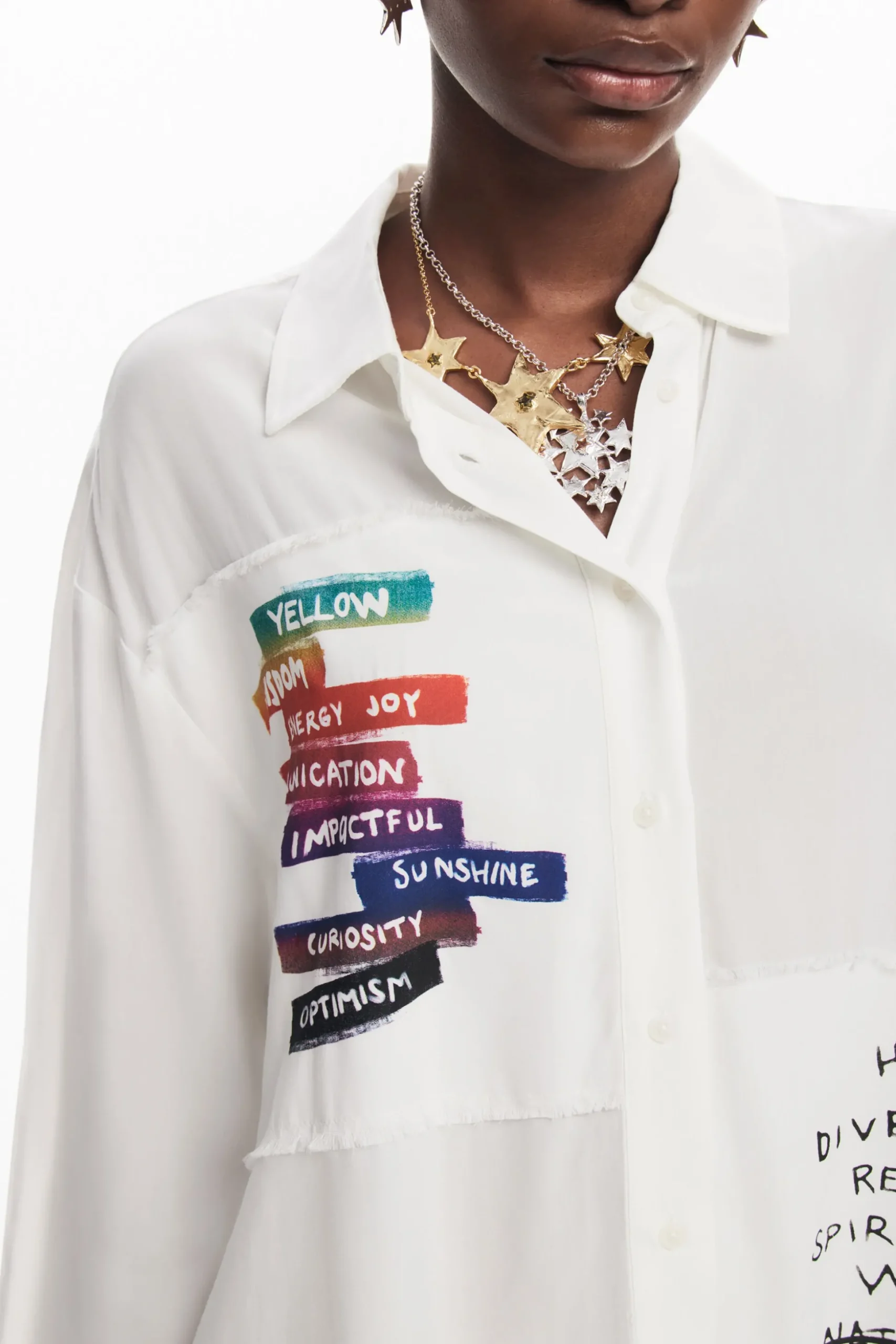 Letter print shirt