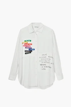 Letter print shirt