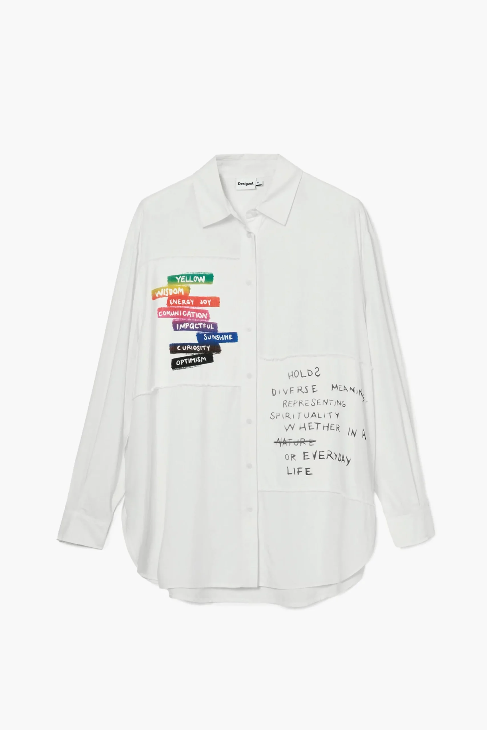 Letter print shirt