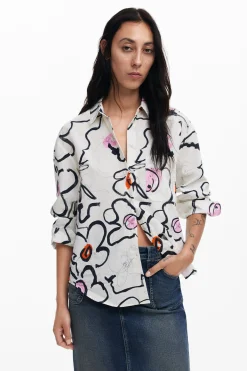 Light floral shirt