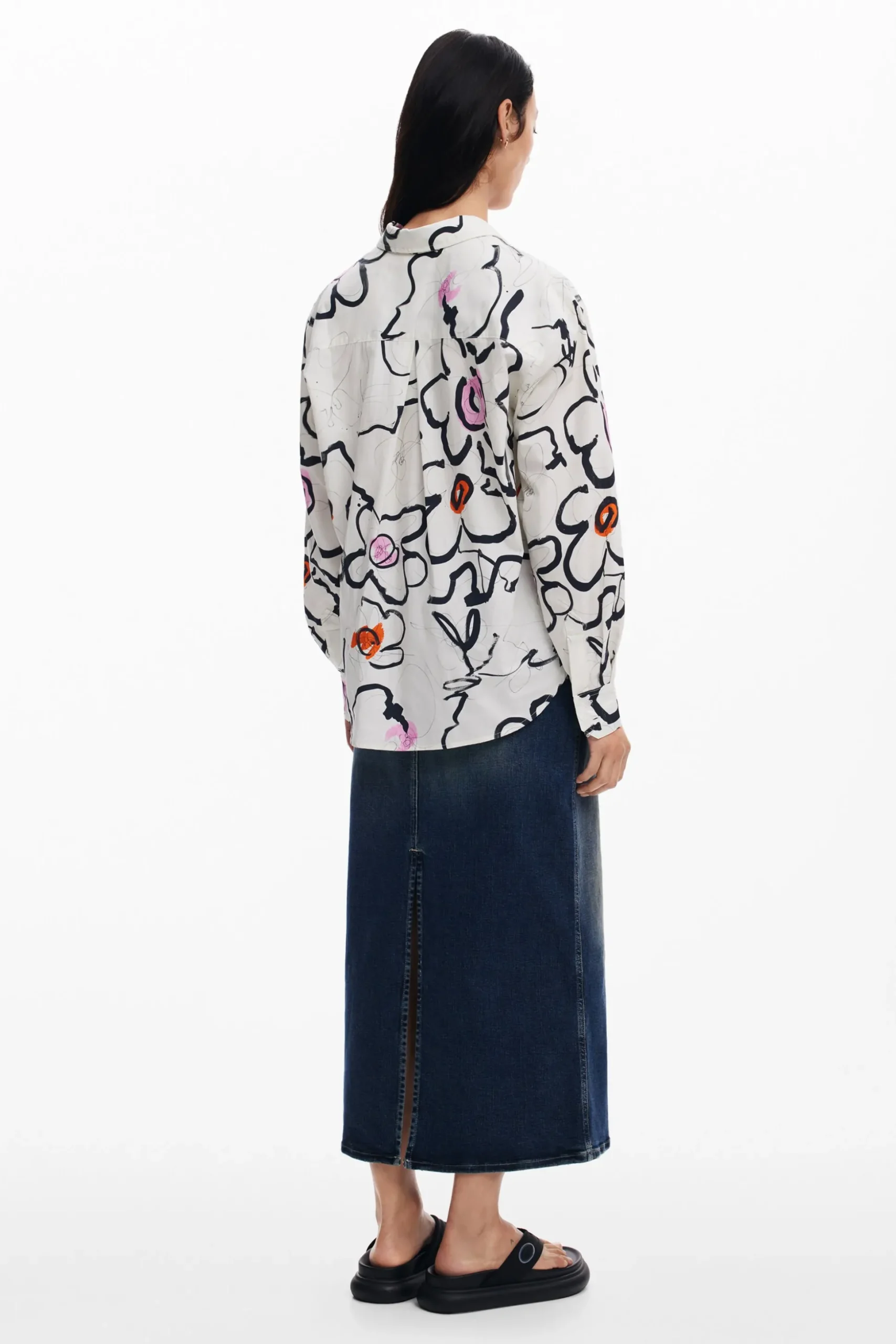 Light floral shirt