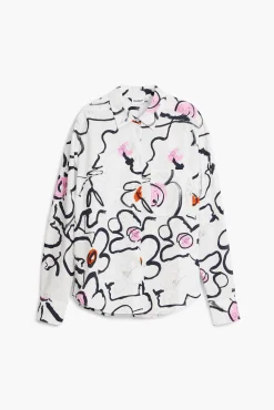 Light floral shirt