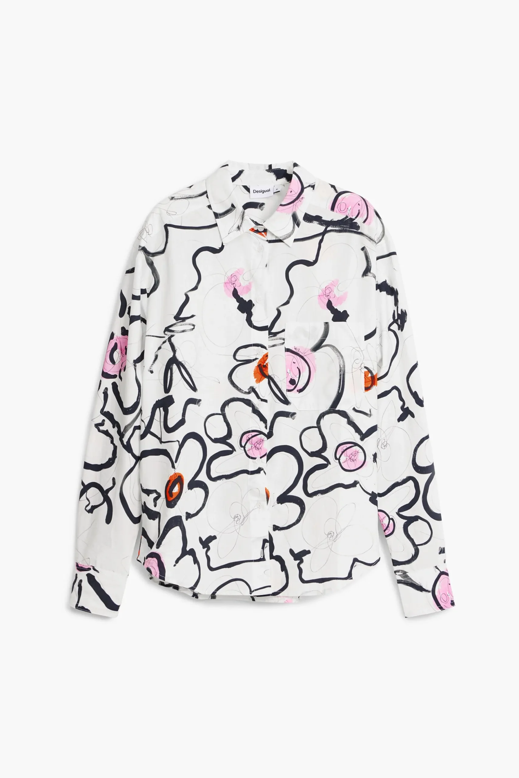Light floral shirt