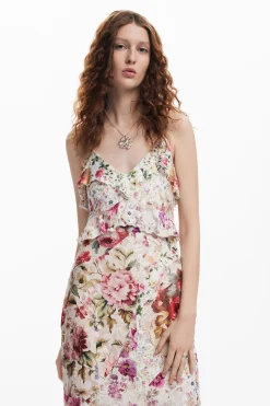 Long floral dress
