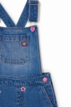 Long floral overalls